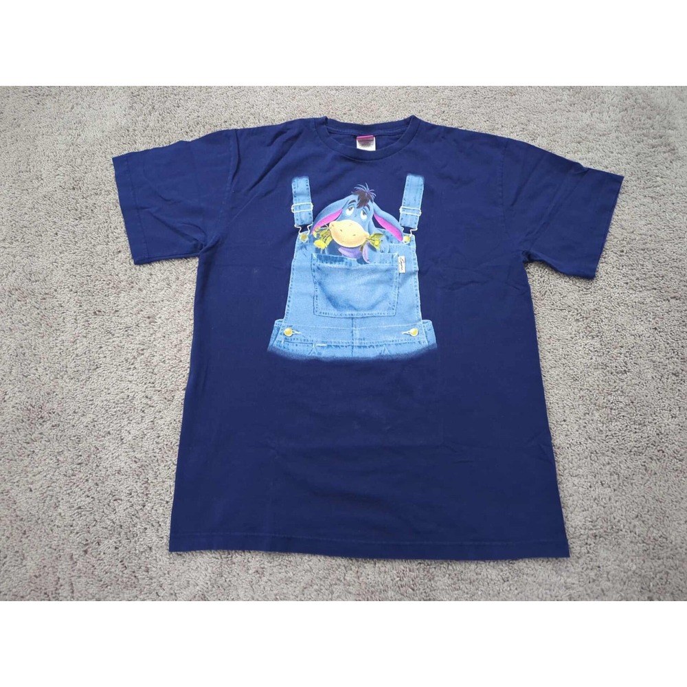 Vintage Disney T-Shirt Womens Large Eeyore in Overalls Jerry Leigh